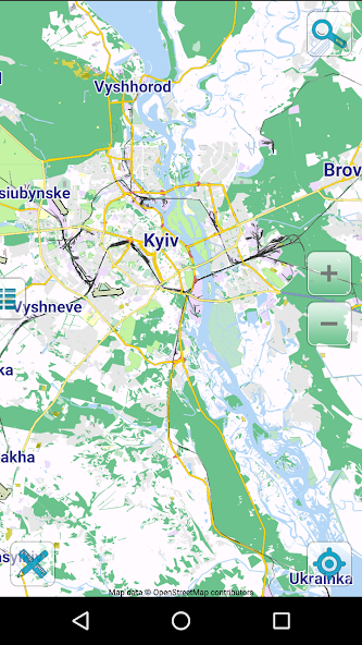 Map of Kiev offline