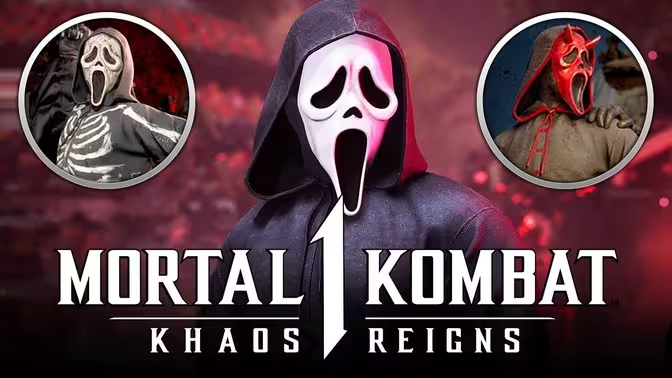 El 19 de noviembre se lanzará "Mortal Kombat 1" Ghost Face ", el segundo paquete de personajes adicionales se incluirá en 6 personajes.