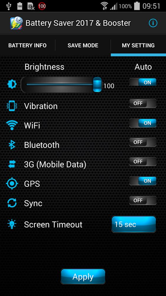 Battery saver 2017 & booster