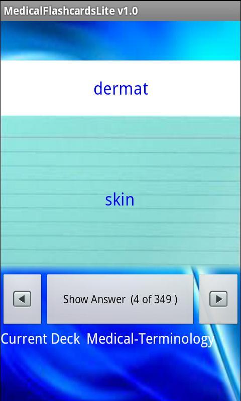 Medical Flashcards Lite