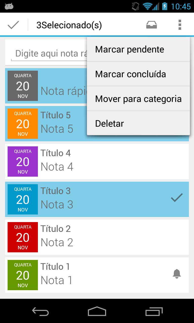 Notas e Metas
