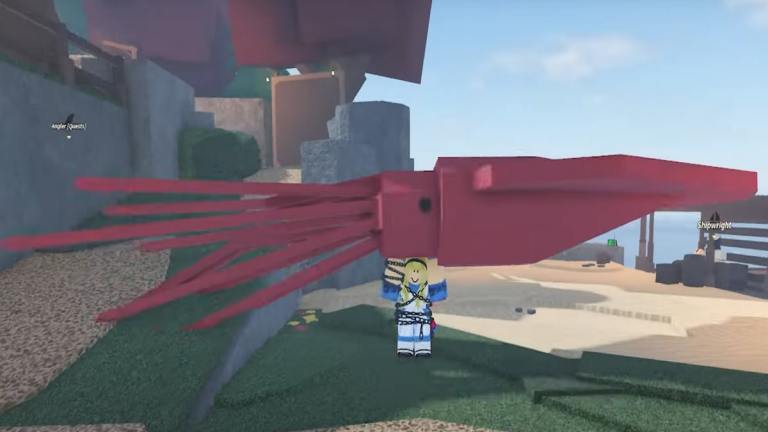 How to Catch the Colossal Squid in Roblox Fisch