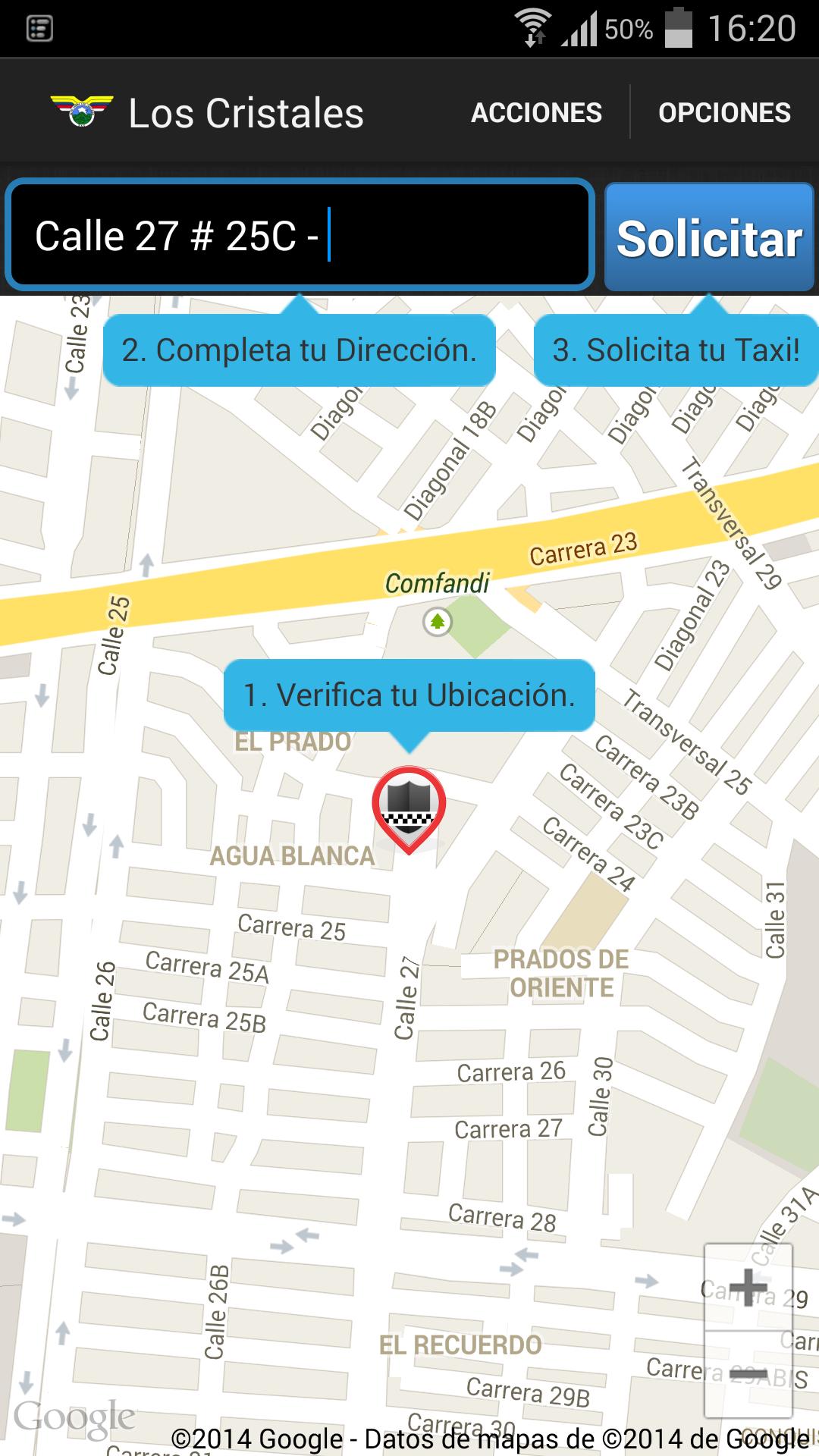 Los Cristales Taxi
