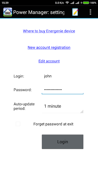 Energenie Power Manager