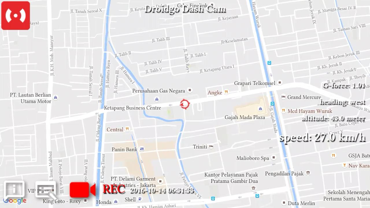Droidgo Dash Cam