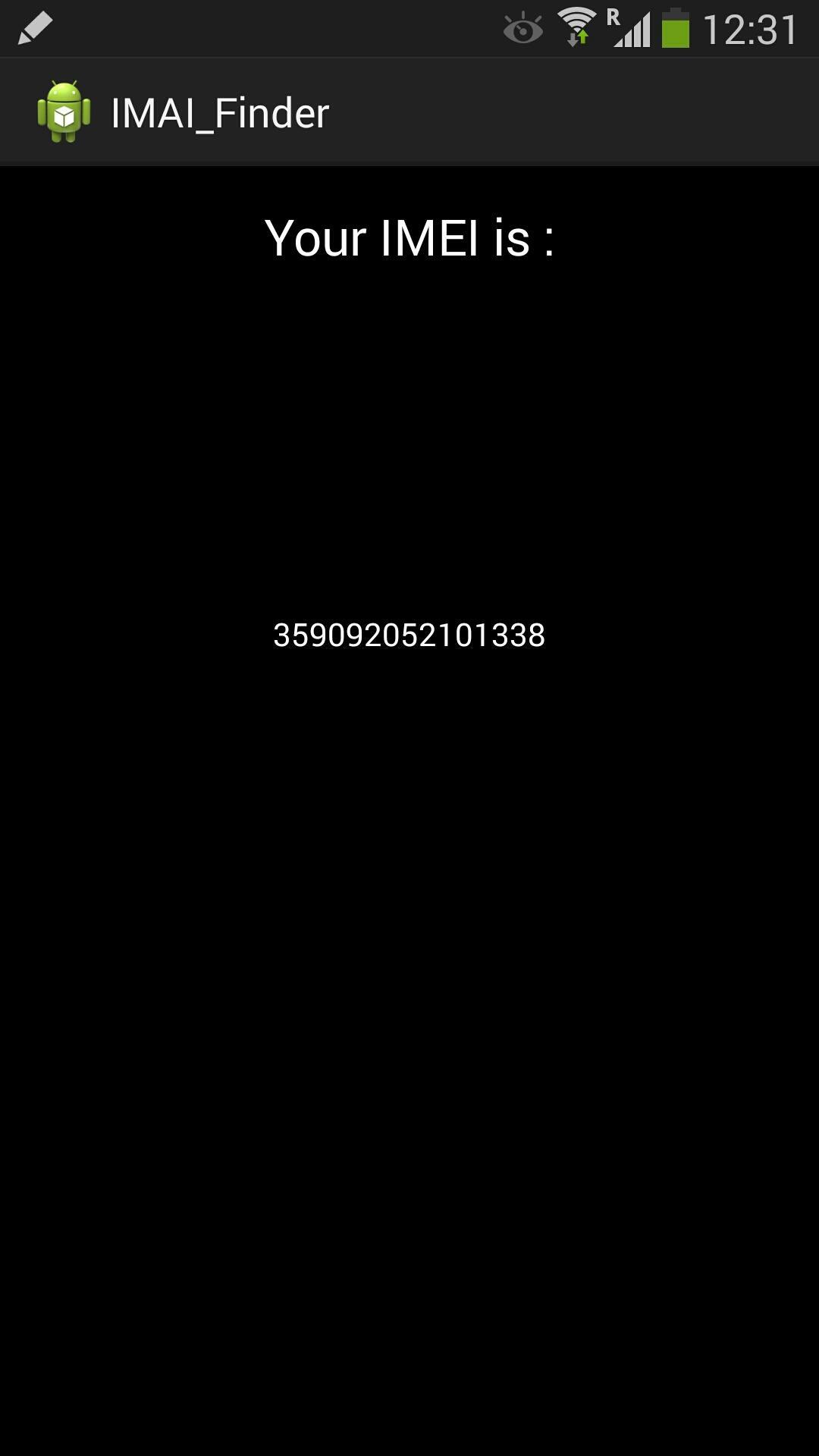 Find your IMEI