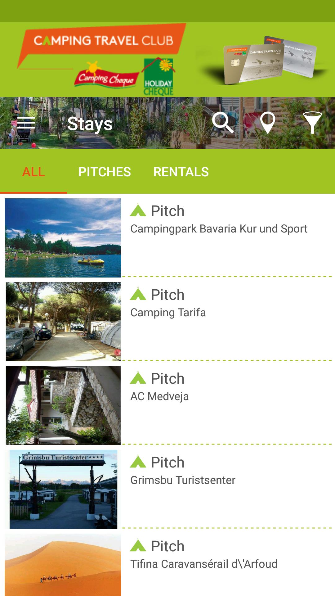 Camping Travel Club Guide
