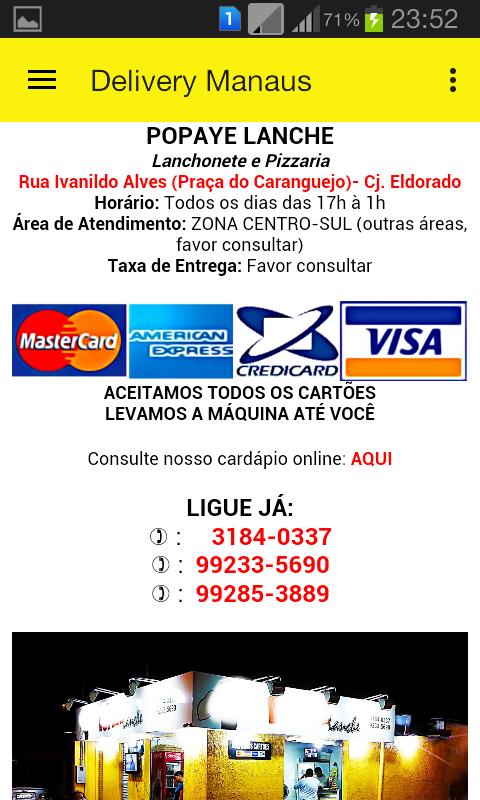 DELIVERY MANAUS