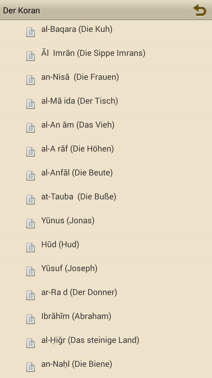 Koran auf Deutsch