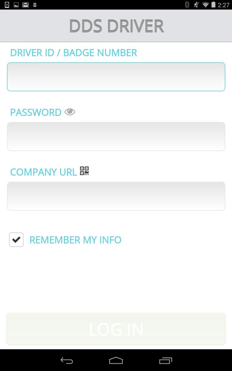 DDS Driver App