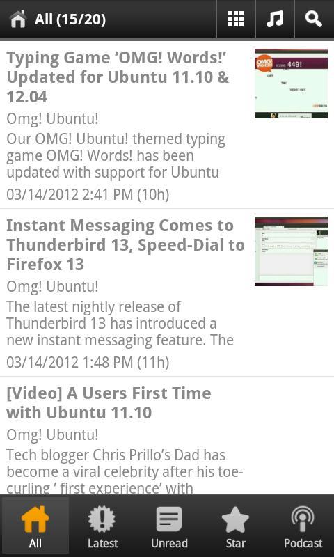 OMG! Ubuntu! News Reader