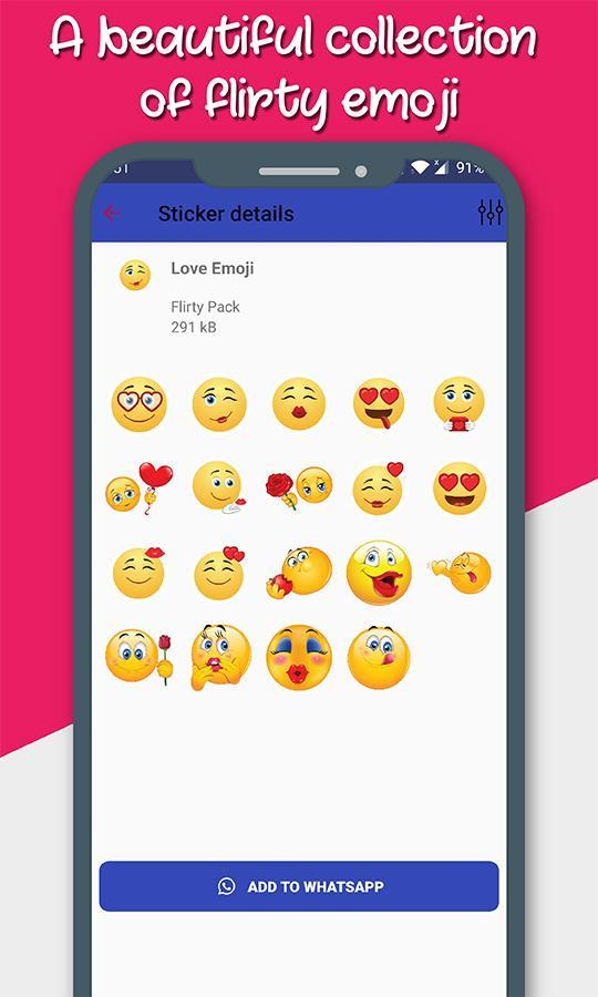 WAStickersApps - Flirty emoji & Flirty Stickers