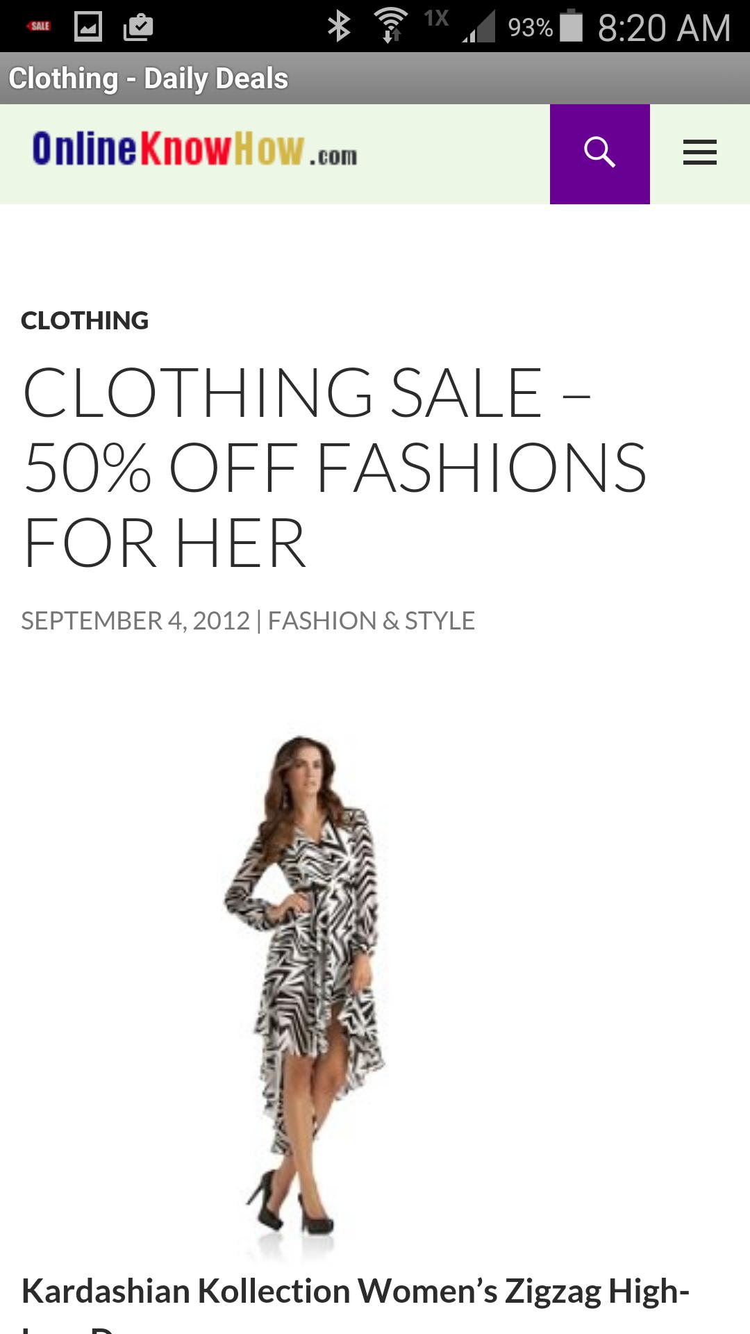 Clothing - Daily Deals