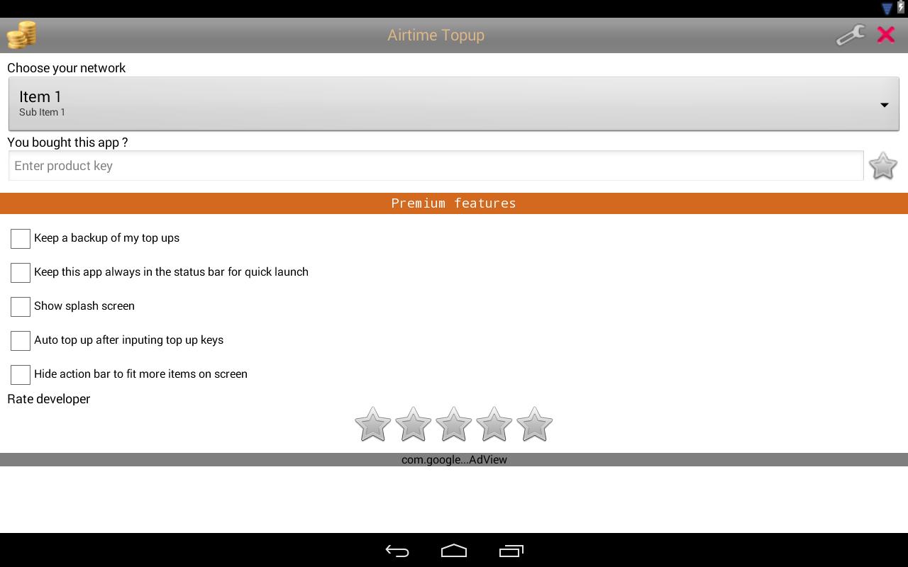 Airtime Topup