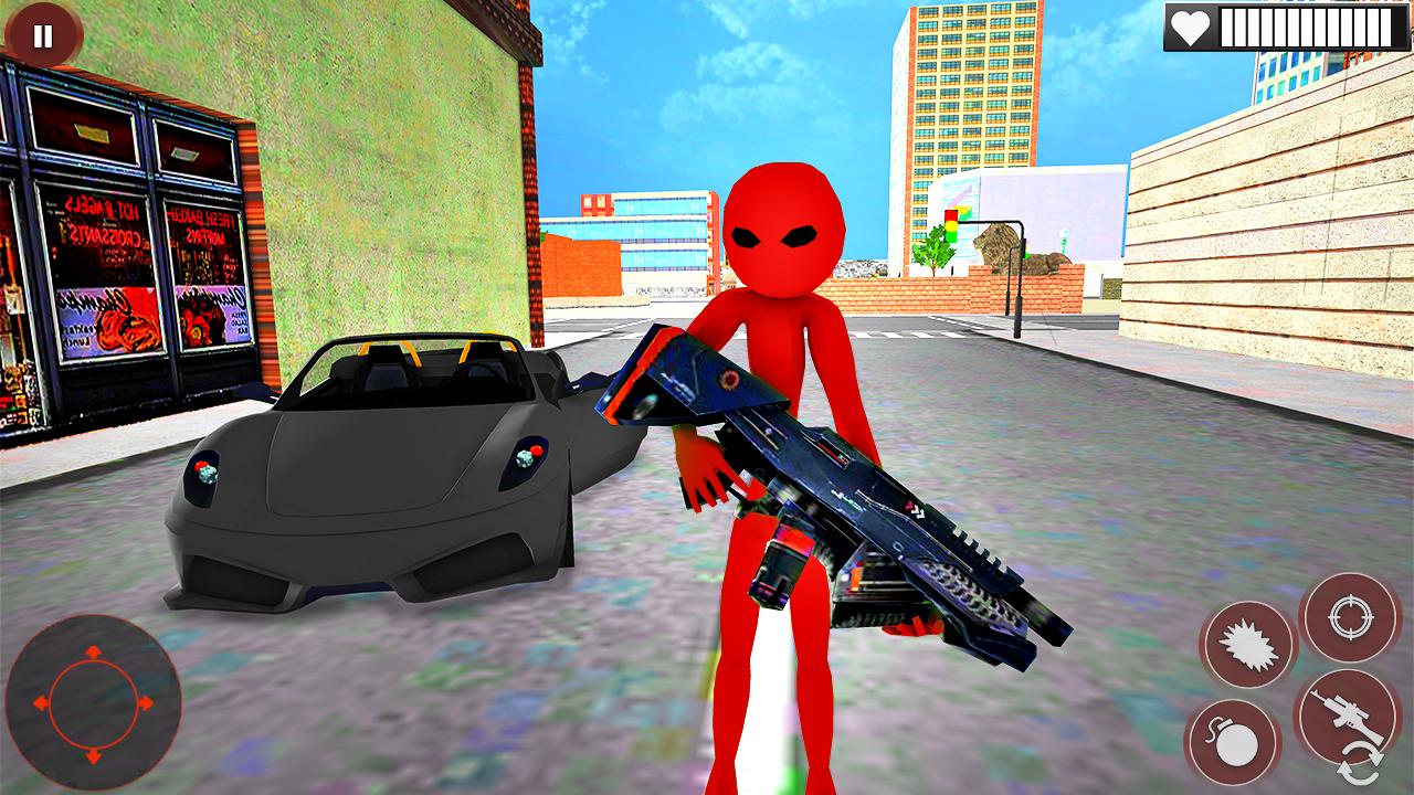 Stickman Monster Rope Hero: Ci