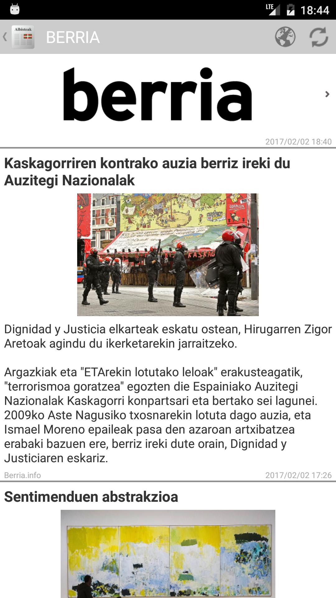 Euskal egunkariak