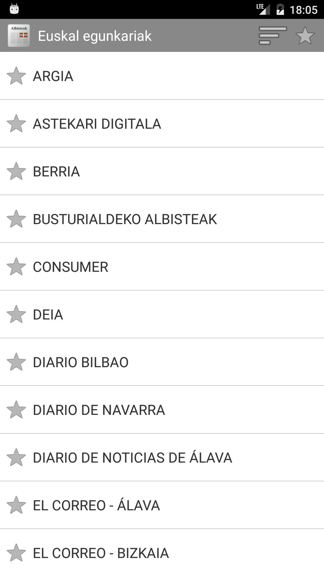 Euskal egunkariak