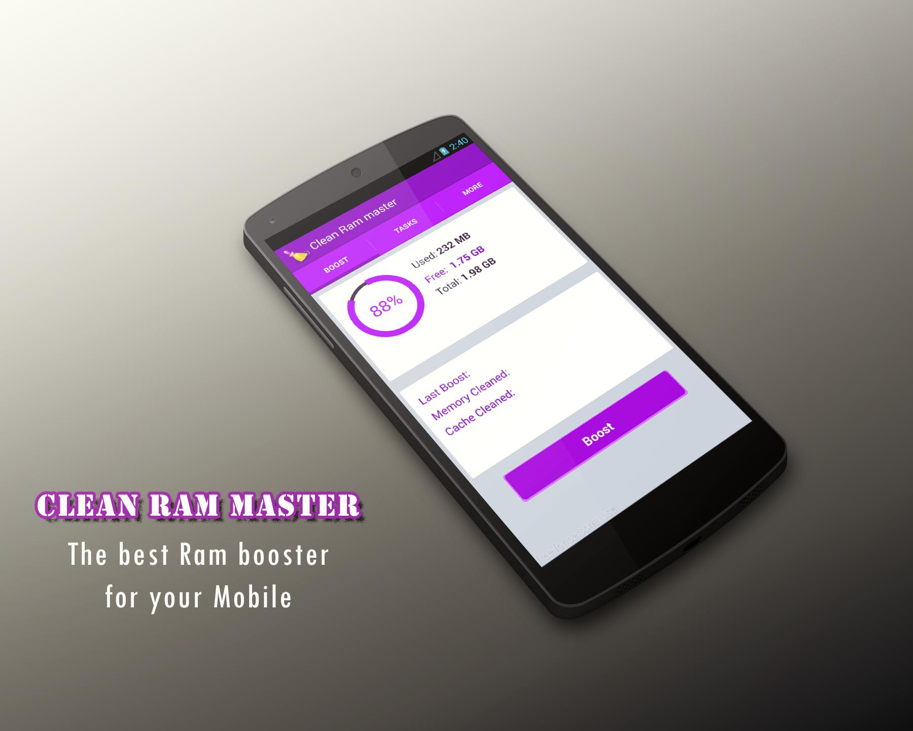 Clean Ram Master