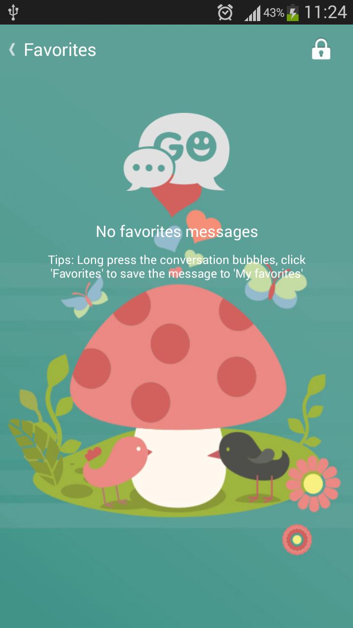 GO SMS Mushrooms