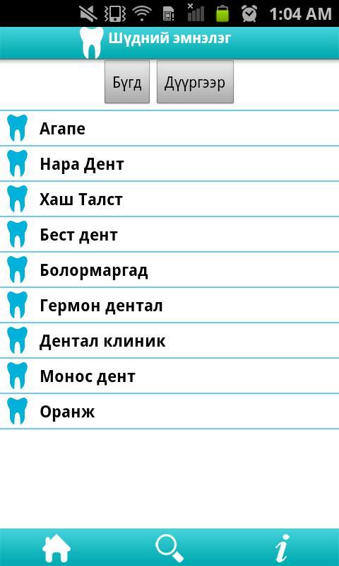 Hospital info