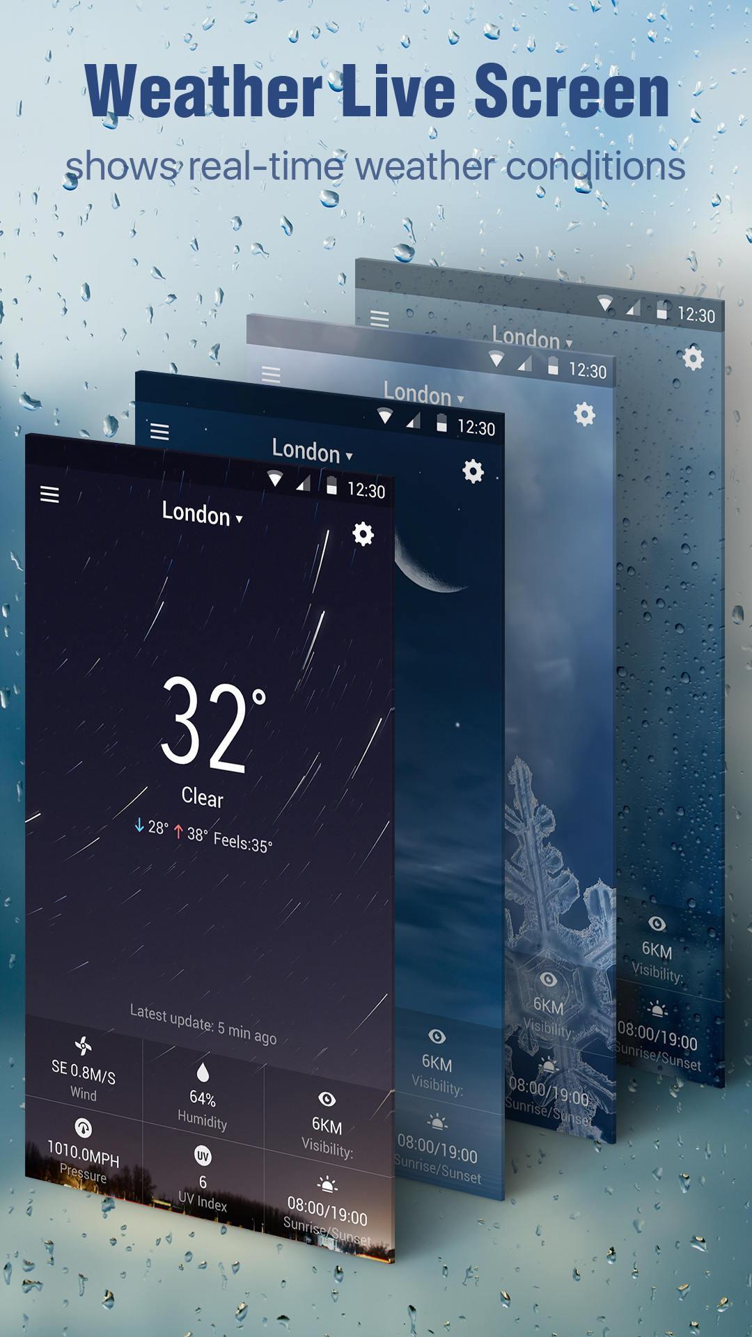 World Weather & Clock Widget