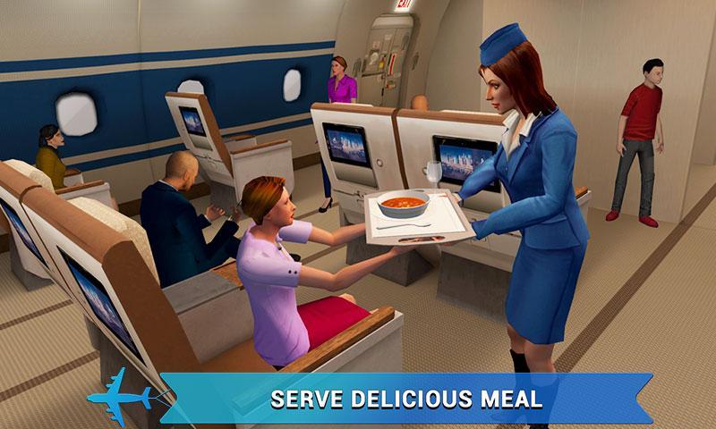 Airplane Flight Attendant -Car