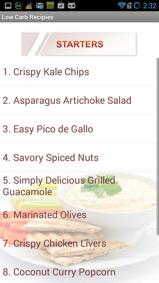 Low Carb Recipies