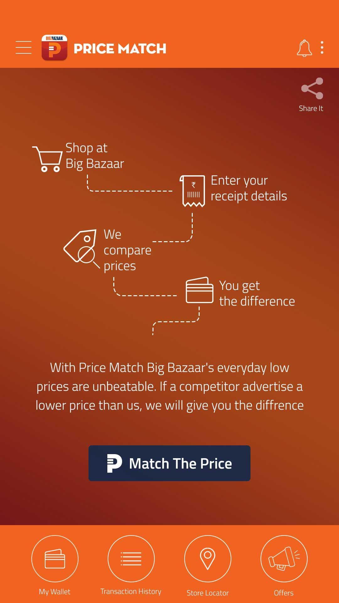 Big Bazaar Price Match