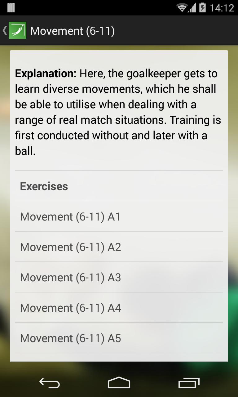Goalkeeper Training