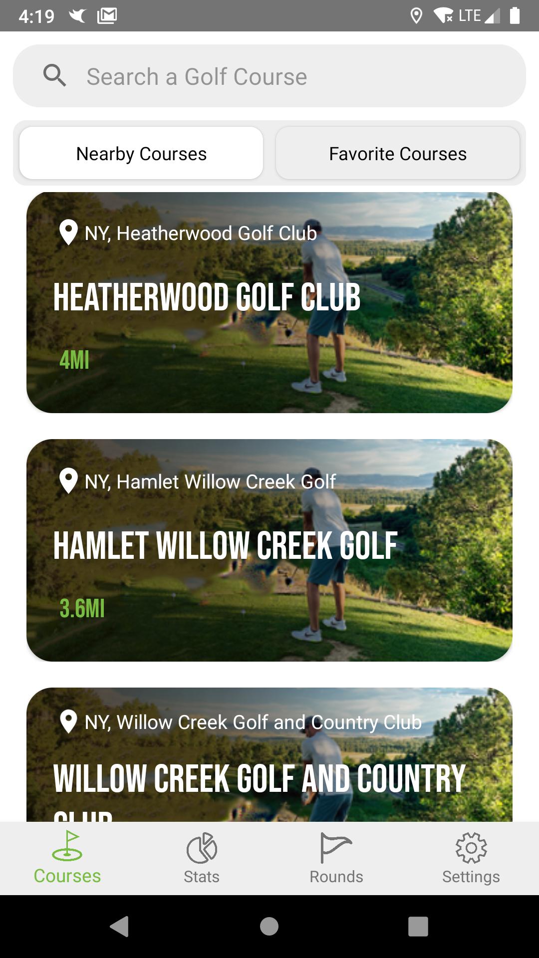 nRange Golf GPS