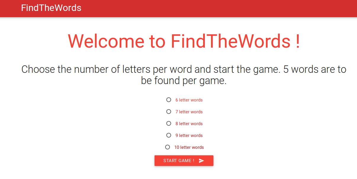 Find The Words !