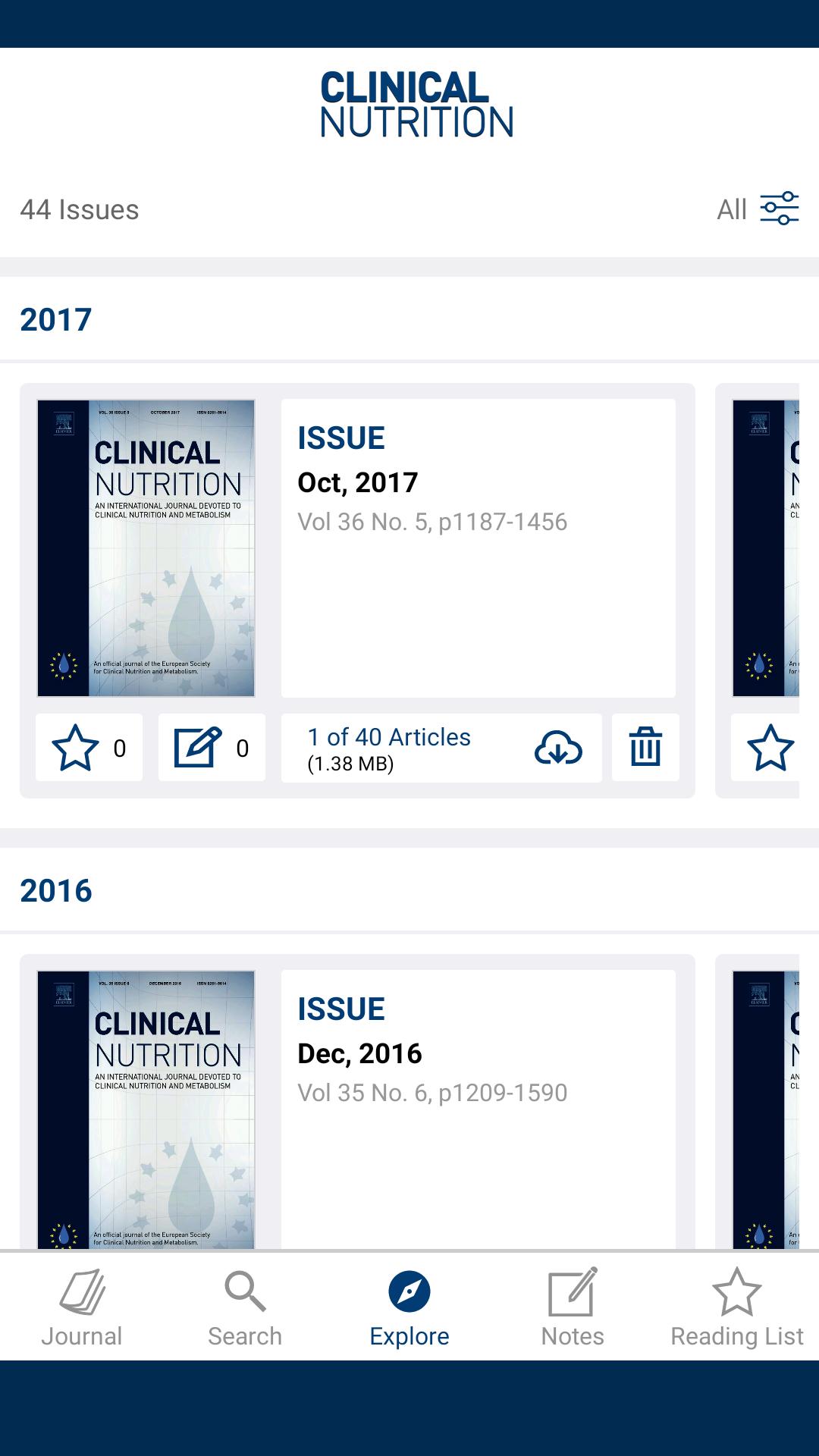 ESPEN Journals