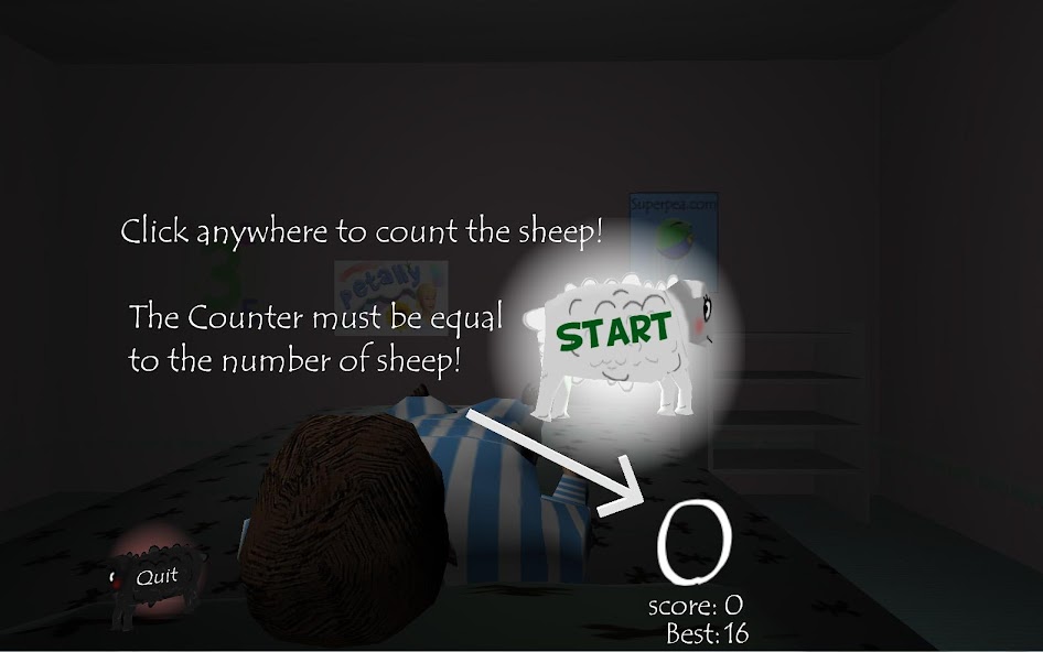 Sheep Sleep - A Hardcore game