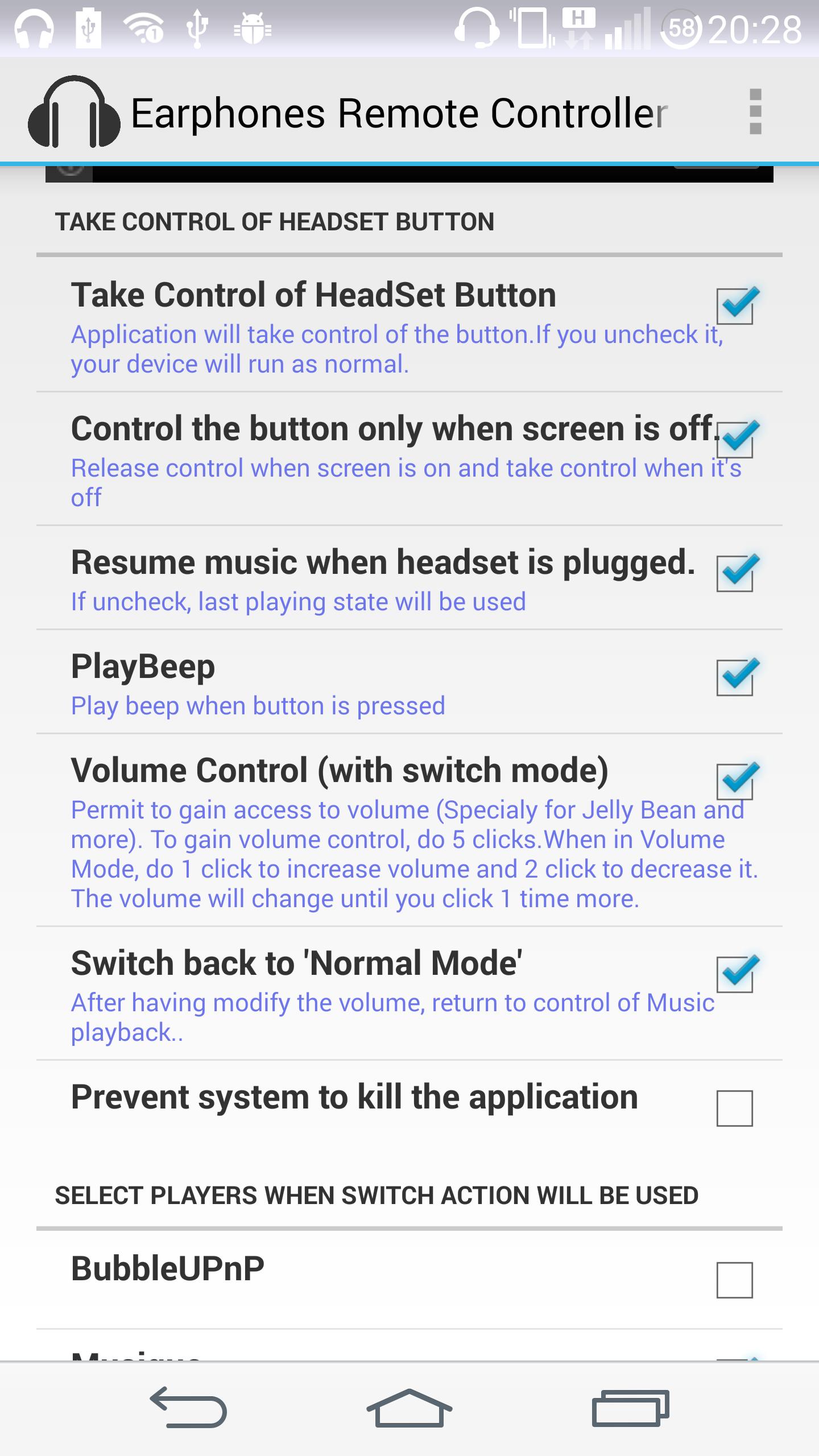 Earphones Remote Controller