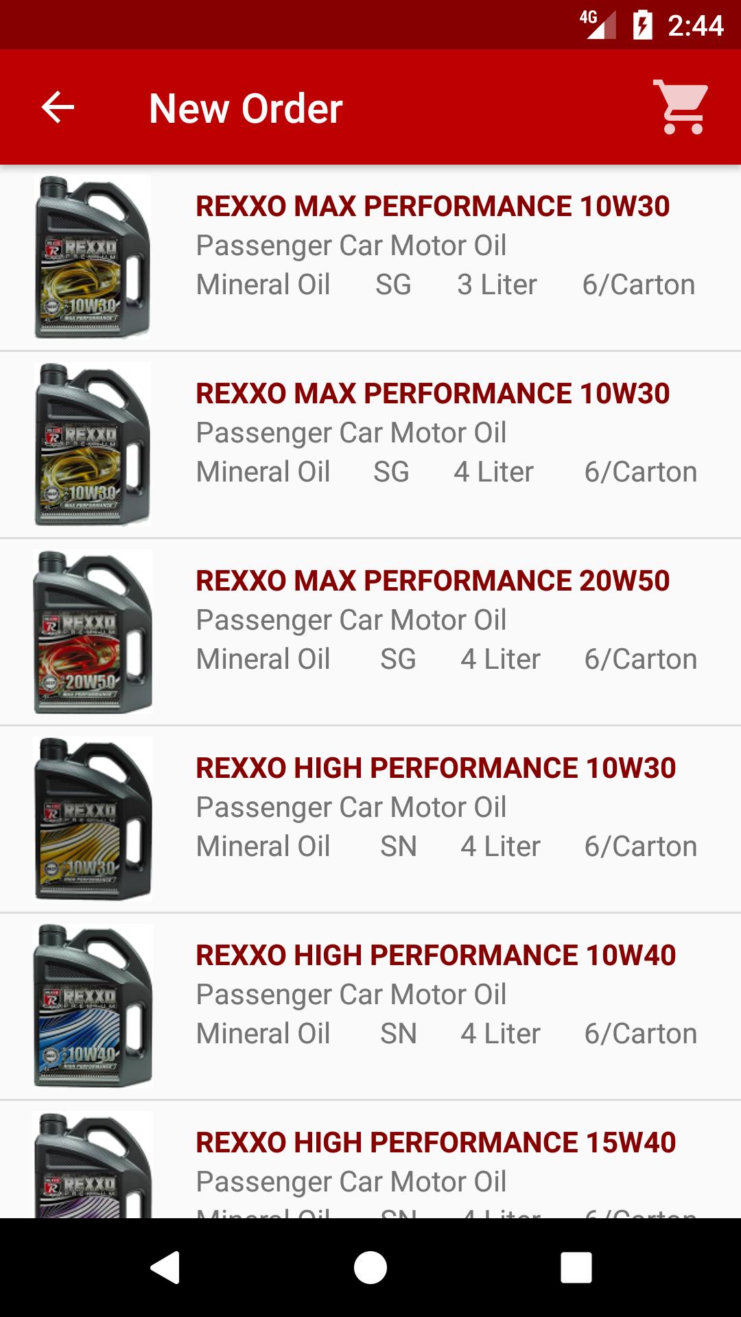 Rexxo Motor Oil