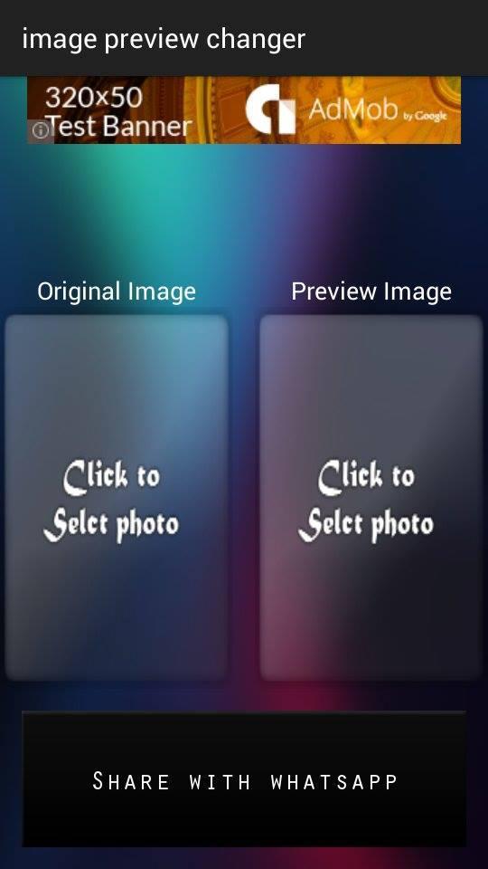 Image preview changer