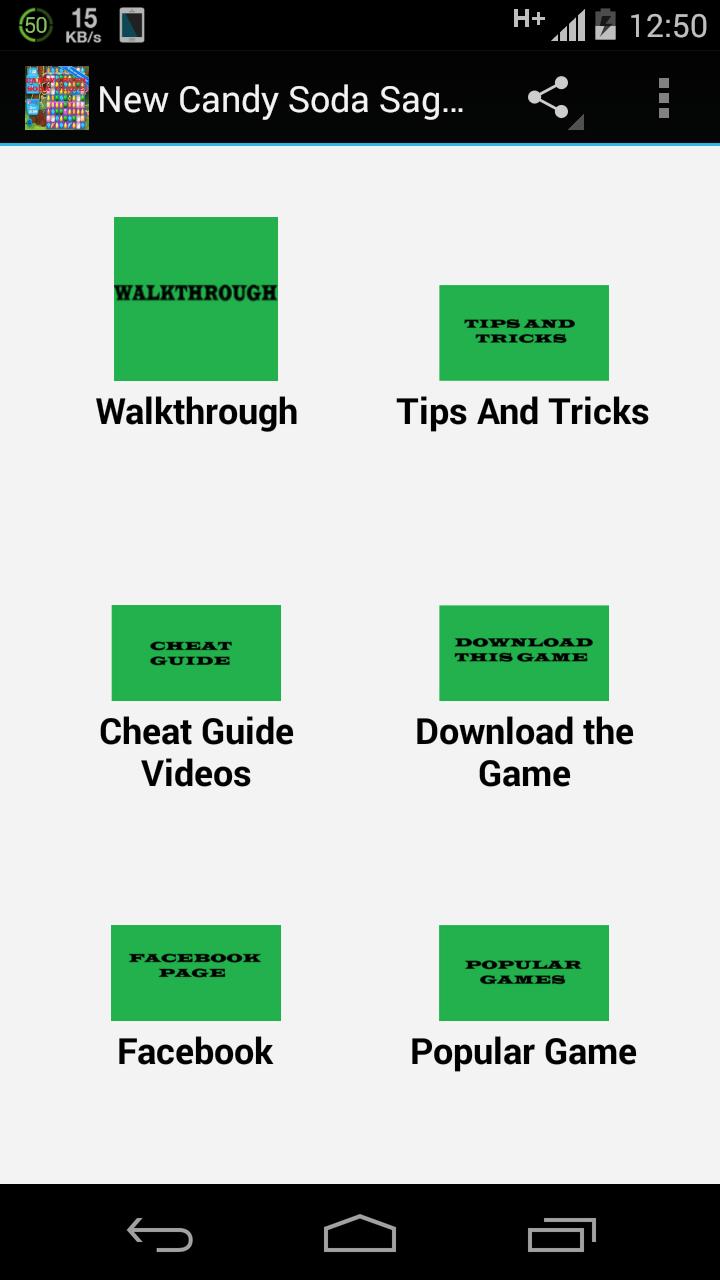 New Candy Soda Saga Guide