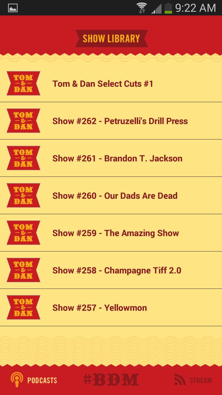 Tom and Dan Mediocre App