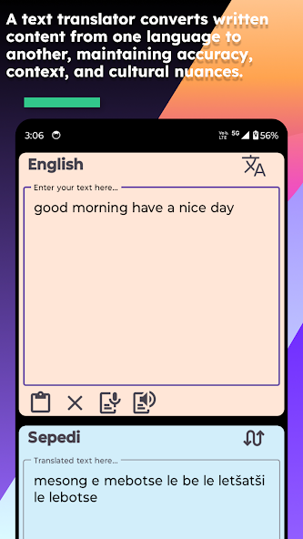 English Sepedi Translate
