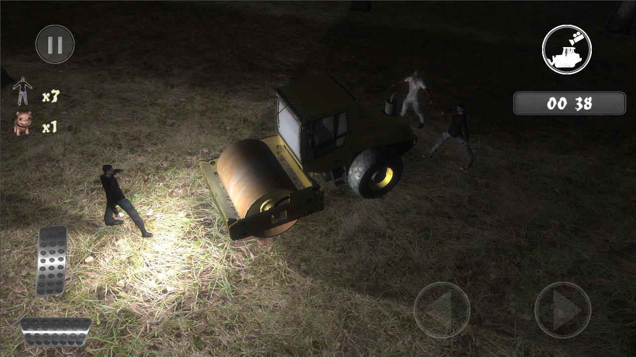 Zombies vs Bulldozer 3D Race