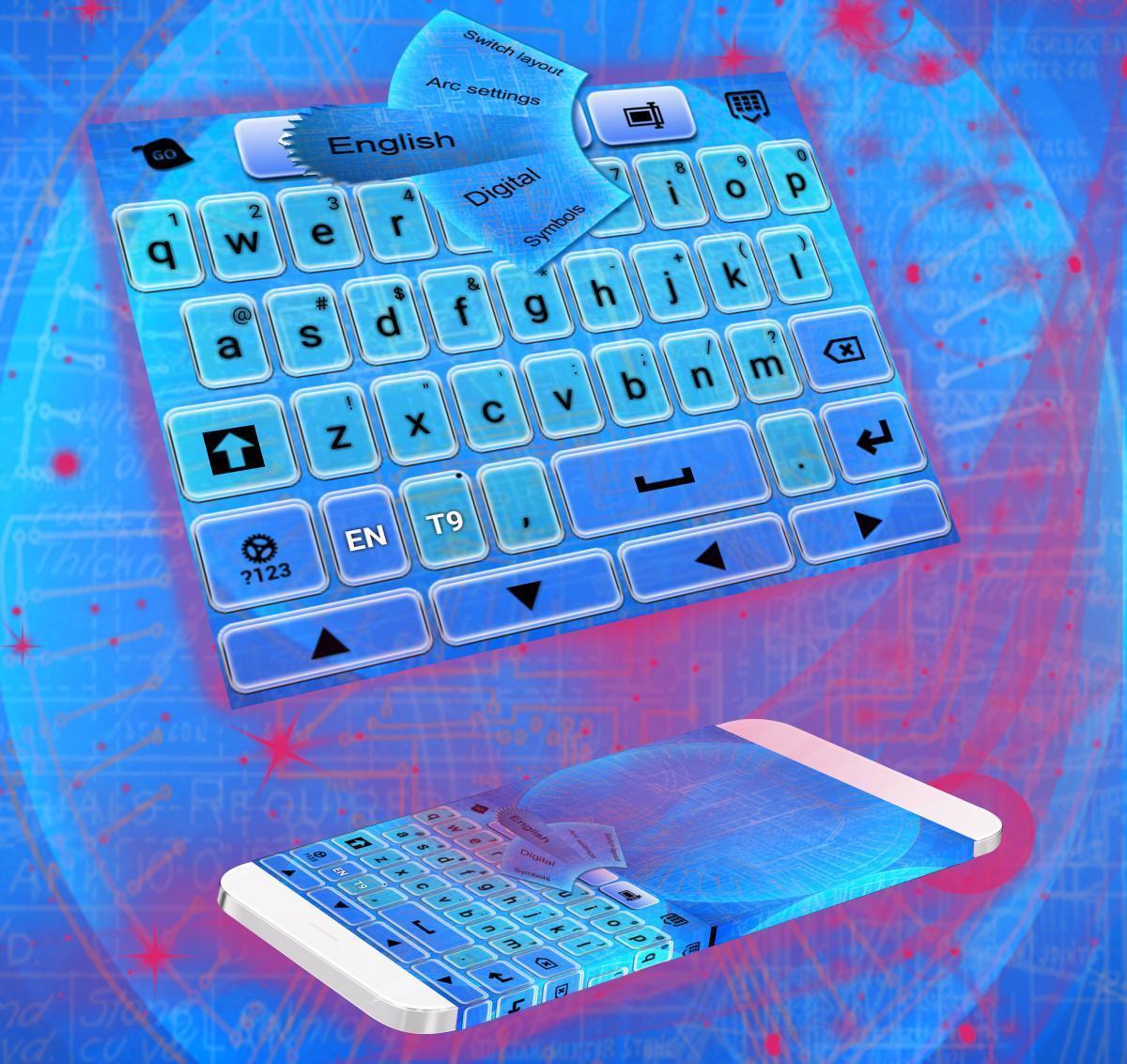 Holographic Keyboard Theme