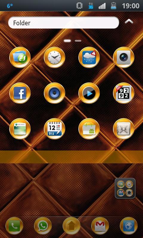 PureGold Theme for GO Launcher