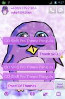 Theme Penguin for GO SMS Pro