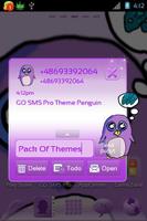 Theme Penguin for GO SMS Pro