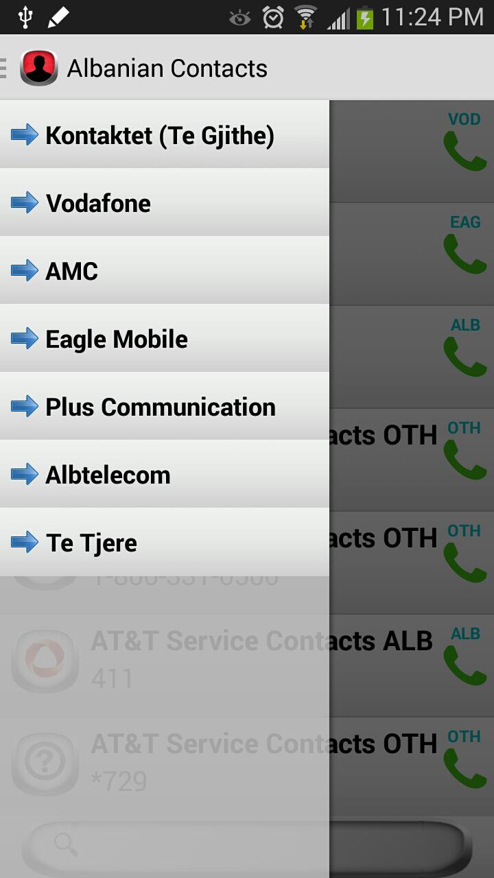 Albanian Contacts (AC)