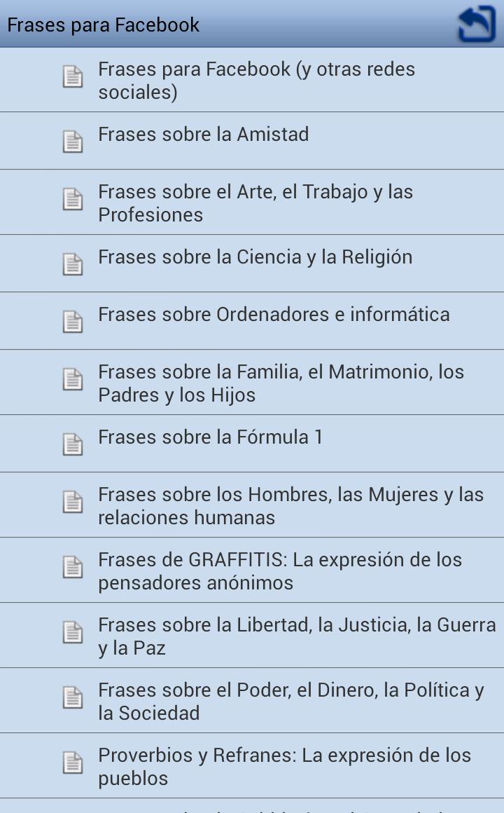 Frases face