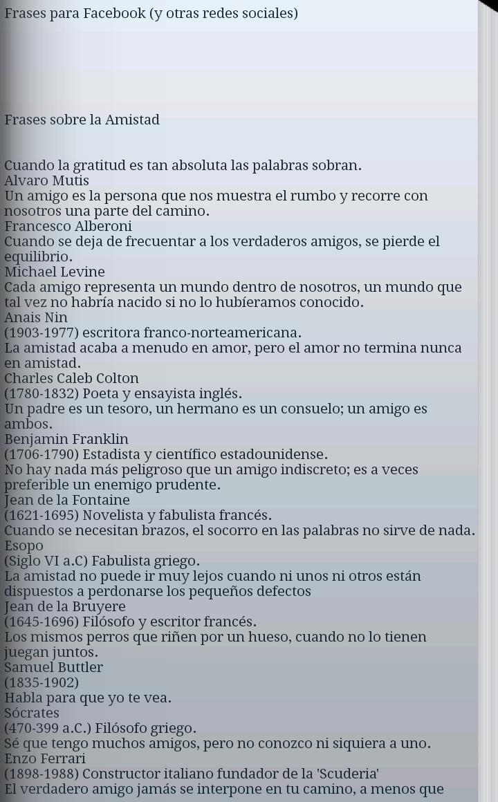 Frases face