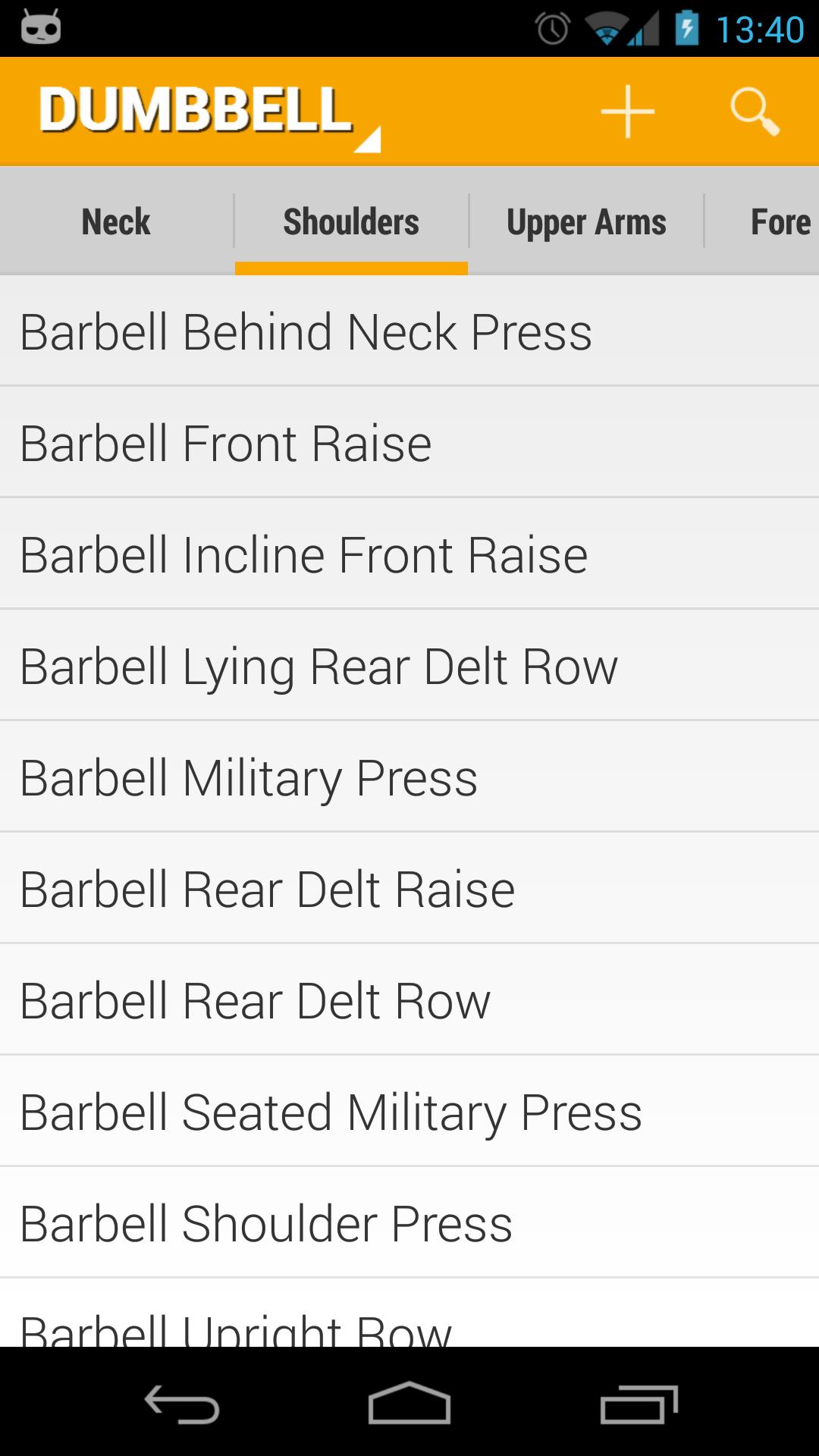 Dumbbell - Gym Log