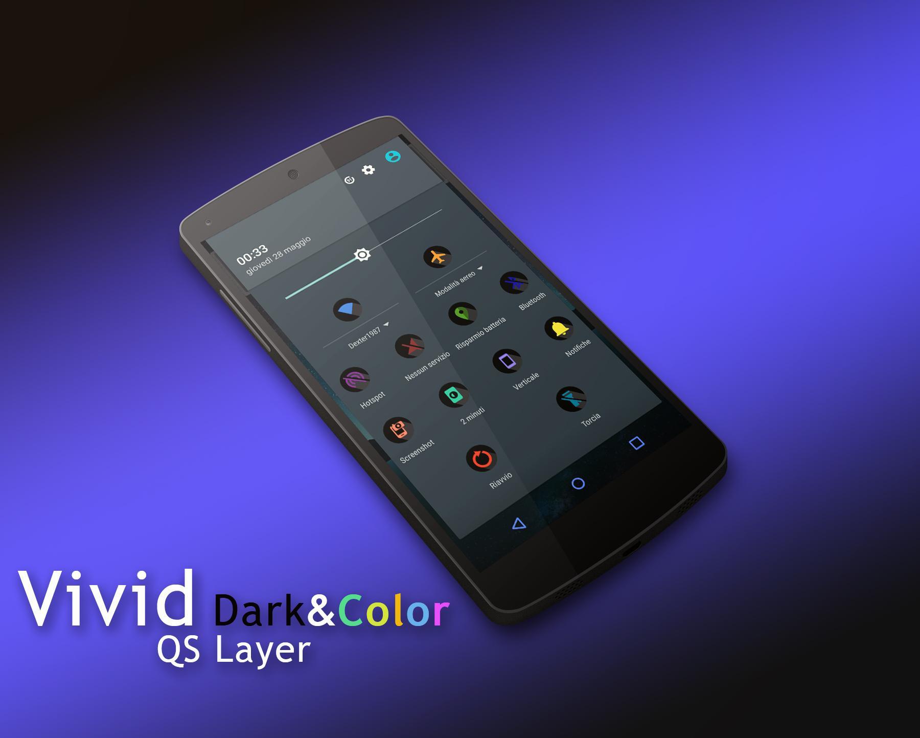 Vivid DarkColor - Layers Theme