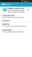 Websms - mysms out Connector